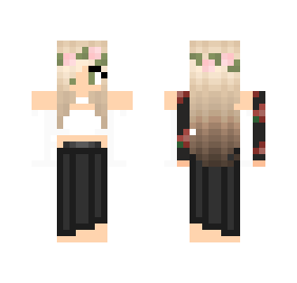 Cute Girl With Dress - Cute Girls Minecraft Skins - image 2