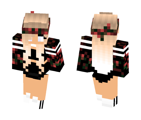 Cute Girl with pink hair - Color Haired Girls Minecraft Skins - image 1
