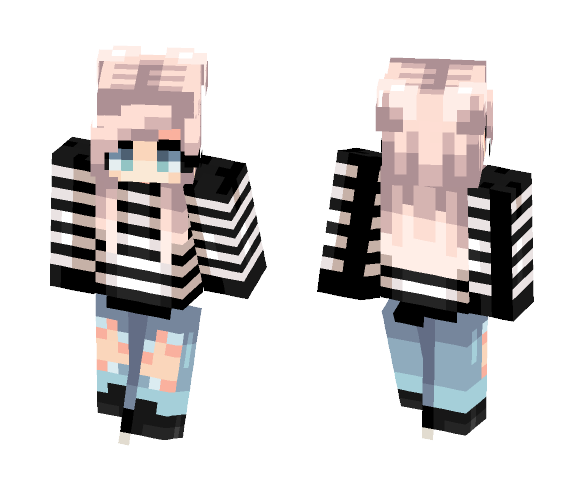 Stripes - Female Minecraft Skins - image 1