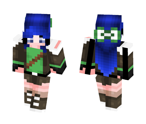 Swords men (or girl) - Female Minecraft Skins - image 1
