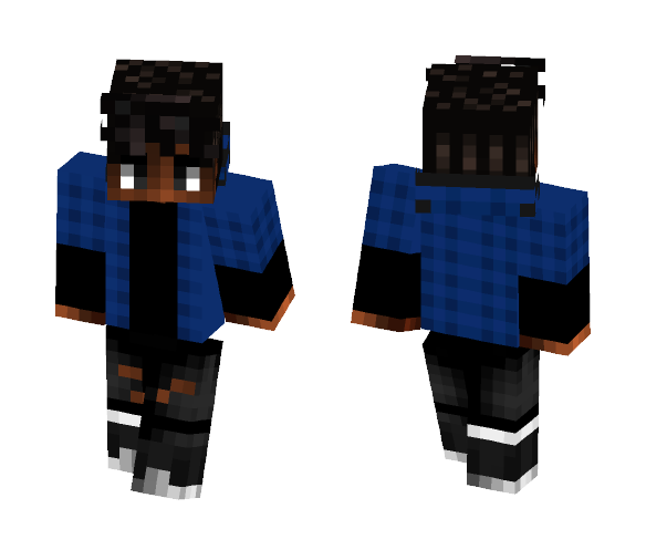Stripped Jacket - Male Minecraft Skins - image 1
