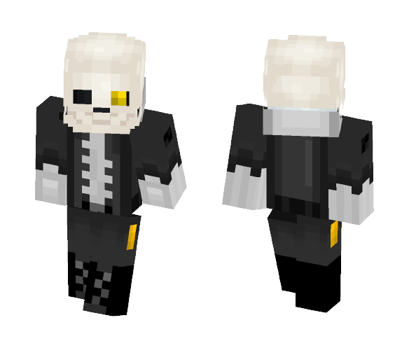 Gaster!Sans Reupload - Male Minecraft Skins - image 1