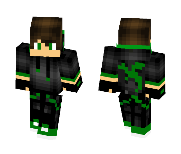 Dragon Hoodie - Male Minecraft Skins - image 1