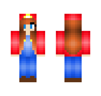 Mario Girl Skin - Girl Minecraft Skins - image 2