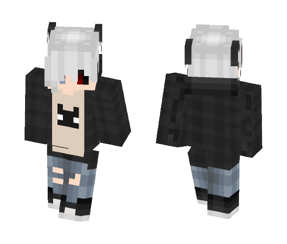 Dead Eye, Kitten Lover Girl - Girl Minecraft Skins - image 1
