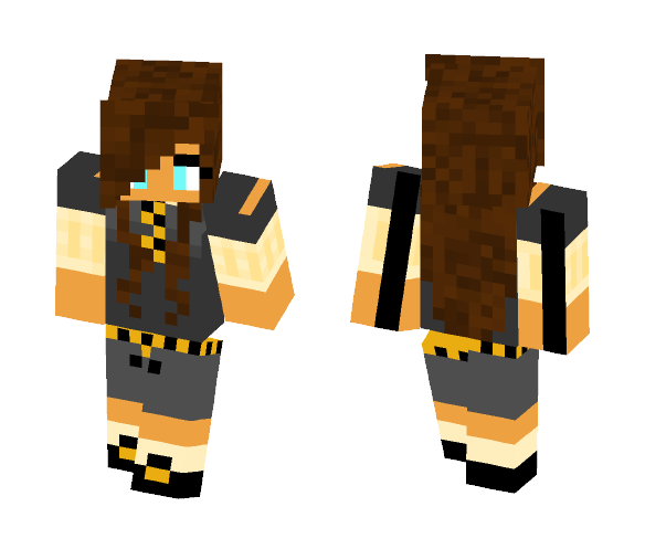 Hufflepuff girl - Girl Minecraft Skins - image 1