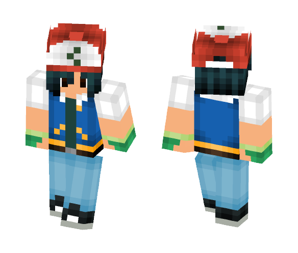 Minecraft Skin | Ash - Pokemon - Male Minecraft Skins - image 1