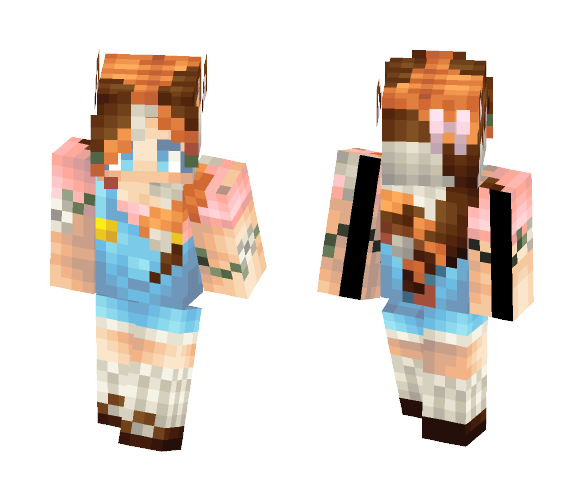 Calico Cat Girl - Cat Minecraft Skins - image 1