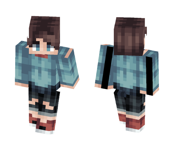 Download Free I just found out I'm colorblind Skin for Minecraft image 1 I just found out I'm colorblind - Male Minecraft Skins - image 1