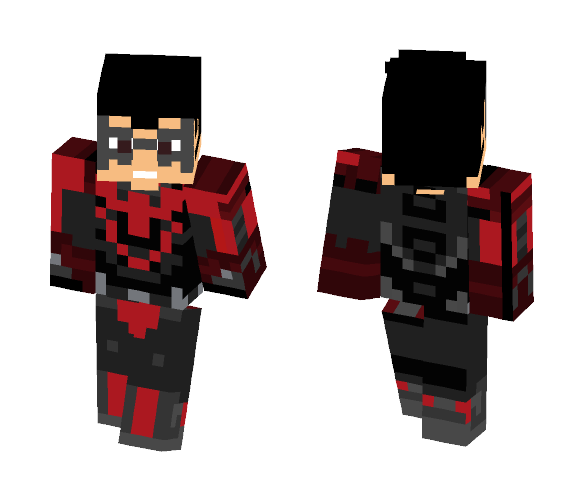 Nightwing (injustice 2) {remake} - Male Minecraft Skins - image 1