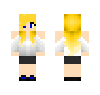 blond girl