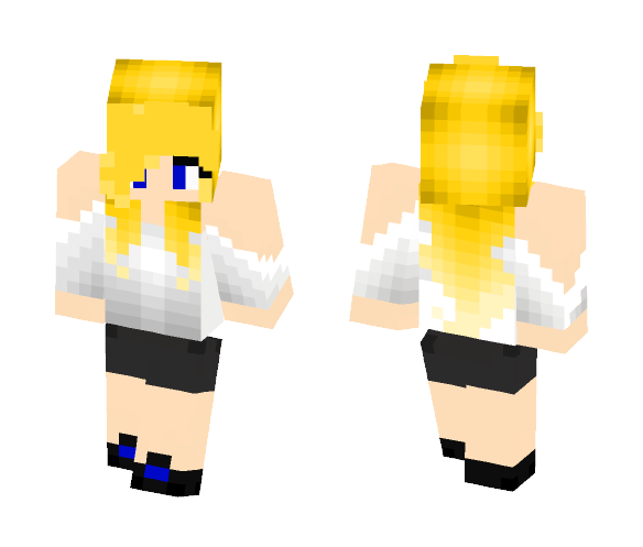 Download Free blond girl Skin for Minecraft image 1 blond girl - Girl Minecraft Skins - image 1