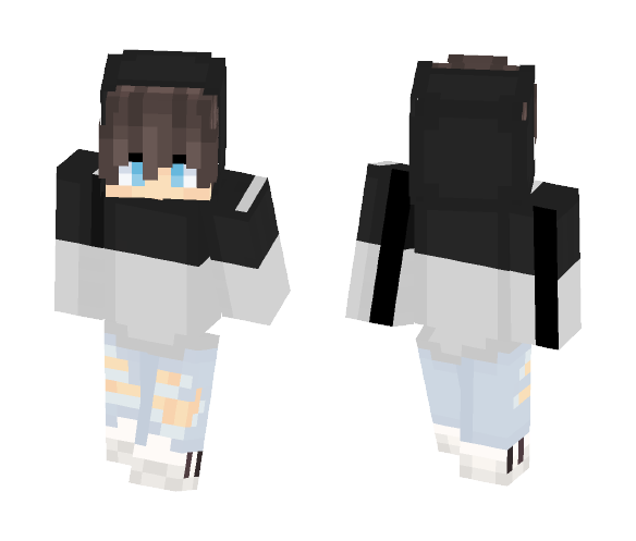 BlackAndWhite - Male Minecraft Skins - image 1