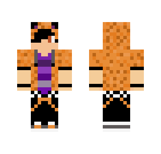 Tiger Person (Black Hair)