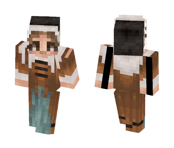 ~Colonial Times Pilgrim~ - Female Minecraft Skins - image 1