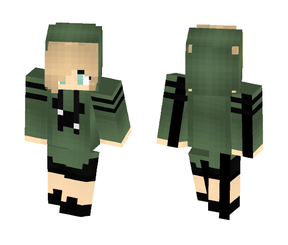 Creeper Hoodie Girl - Girl Minecraft Skins - image 1