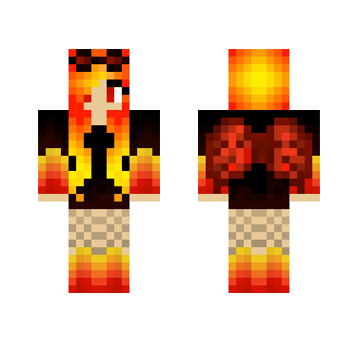 Fire Angle - Female Minecraft Skins - image 2