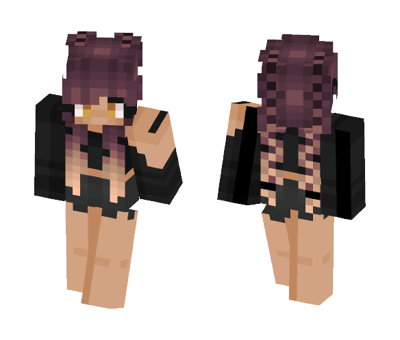 Ombre Braids ♡ ~ Topaz - Female Minecraft Skins - image 1