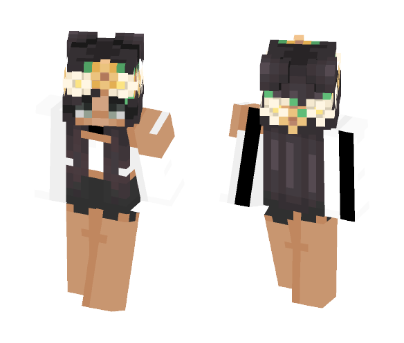 Floral ♡ ~ Topaz - Female Minecraft Skins - image 1