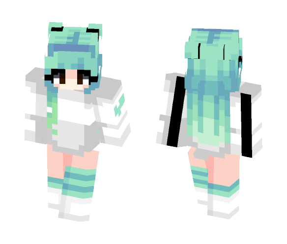 ♛teal - Male Minecraft Skins - image 1