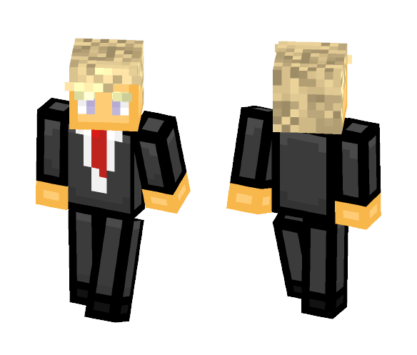 Download Free Donald Trump for HappyCrafter156 Skin for Minecraft image 1 Donald Trump for HappyCrafter156 - Male Minecraft Skins - image 1
