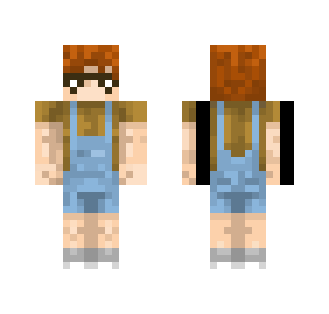 Cute boy in overall (request)