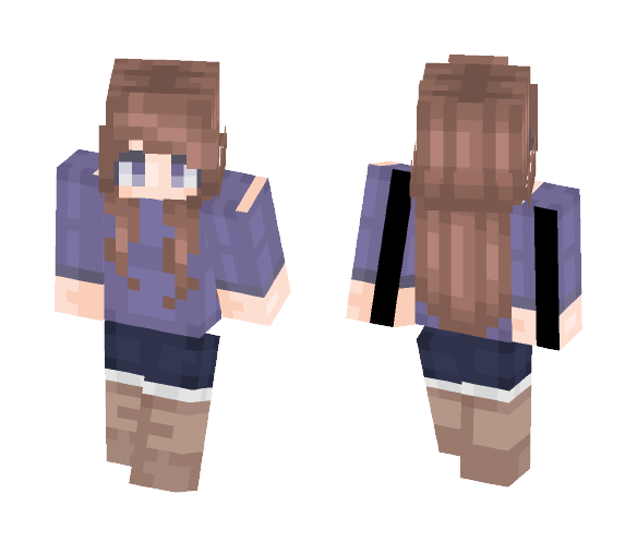 Happy Camper - Female Minecraft Skins - image 1
