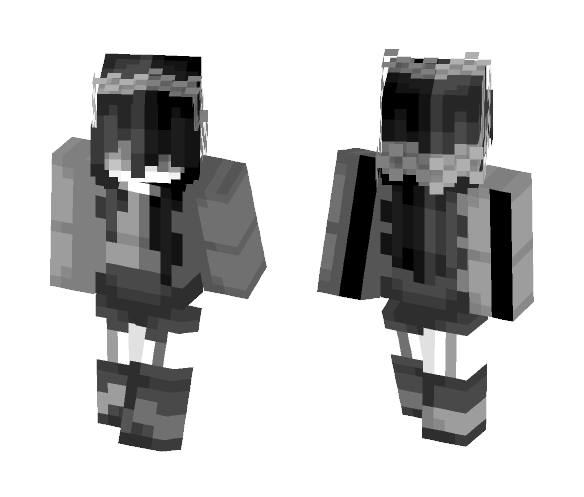 『Monochromatic』 - Female Minecraft Skins - image 1