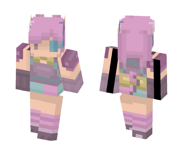 Kebako (Cat Girl Without Salad) - Girl Minecraft Skins - image 1