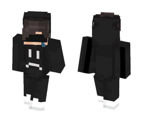 sad, "don't talk to me" - Male Minecraft Skins - image 1