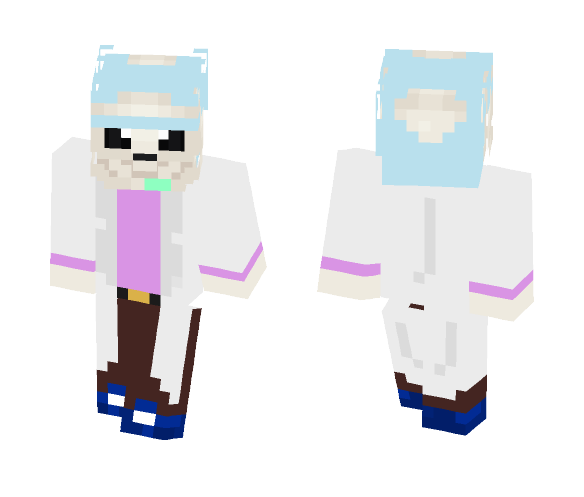 Sans as Rick (Sans Sanchez?) - Male Minecraft Skins - image 1