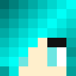 Download Free Blue Hoodie with Headphones Girl Skin for Minecraft image 3 Blue Hoodie with Headphones Girl - Girl Minecraft Skins - image 3