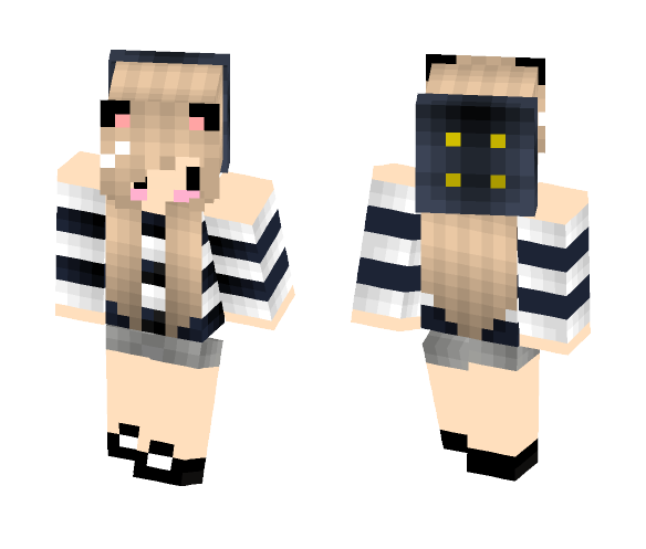~Cute Chibi Cat Girl~ - Cat Minecraft Skins - image 1