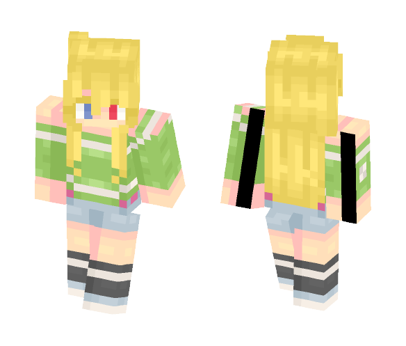 Pastel Natsuki - Female Minecraft Skins - image 1
