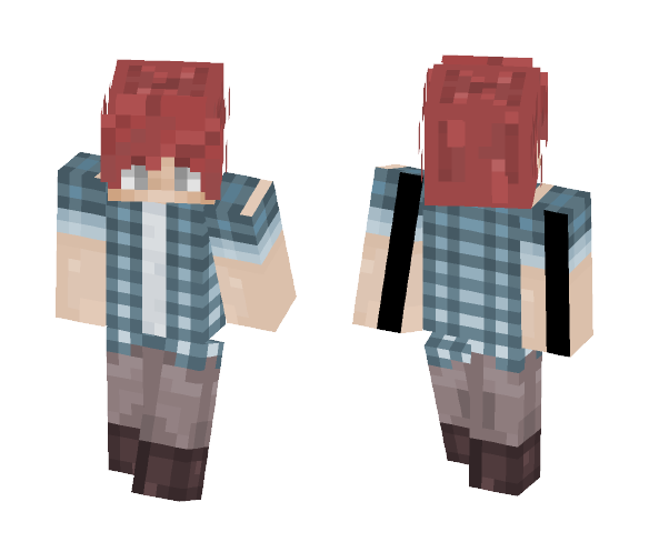 Blue Plaid - Male Minecraft Skins - image 1