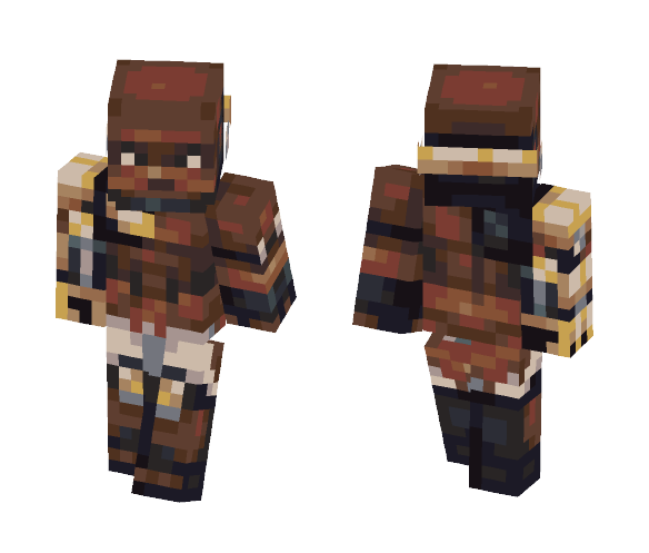 Download Free Doomfist Skin for Minecraft image 1 Doomfist - Male Minecraft Skins - image 1