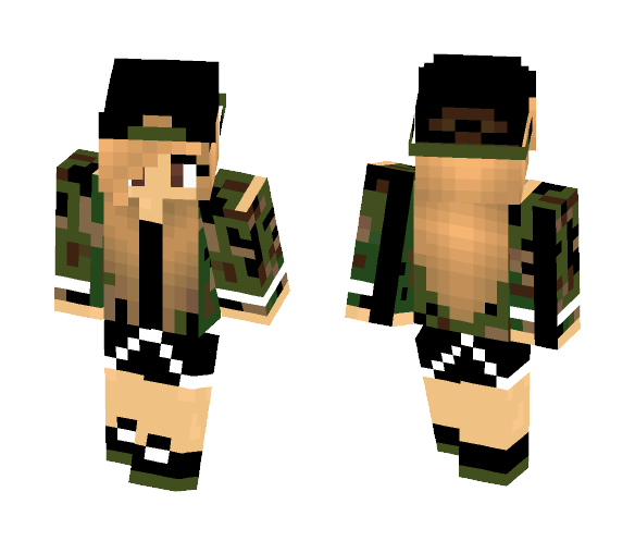 leger girl - Girl Minecraft Skins - image 1