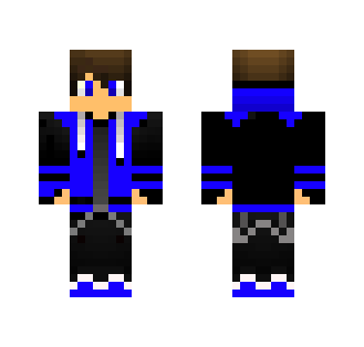 Black/Blue hoodie