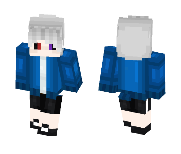 Human Murder Sans (DustTale) - Male Minecraft Skins - image 1