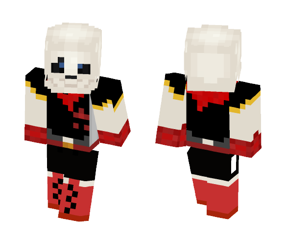 SwapFell Sans - Male Minecraft Skins - image 1