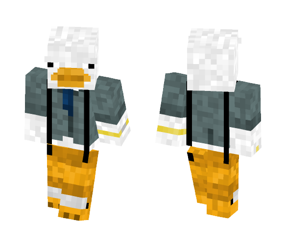 Download Free THE DUCK OF WALL STREET Skin for Minecraft image 1 THE DUCK OF WALL STREET - Male Minecraft Skins - image 1