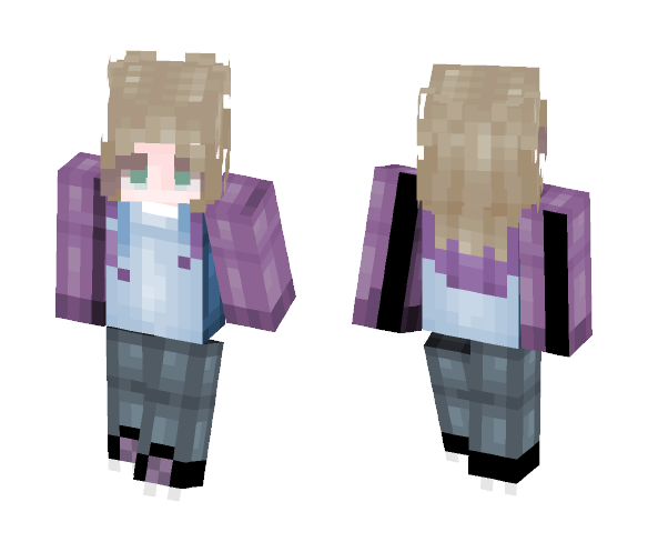 Download Free My new and last PE skin Skin for Minecraft image 1 My new and last PE skin - Female Minecraft Skins - image 1