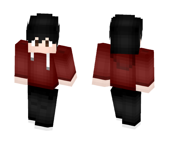 Hoodie Boy [Hood Down] - Boy Minecraft Skins - image 1