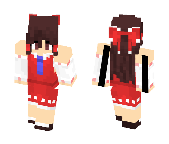 Reimu Hakurei (Touhou) - Female Minecraft Skins - image 1