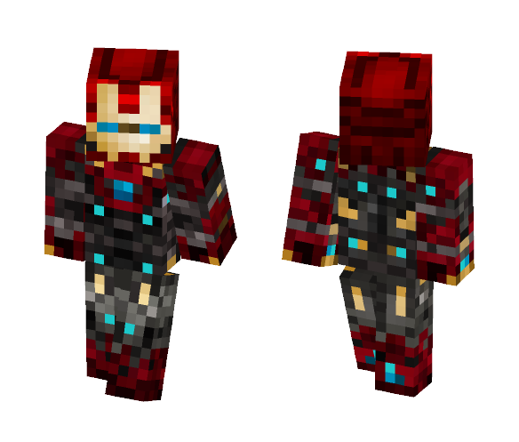 Iron Man Mk47 - Homecoming - Iron Man Minecraft Skins - image 1