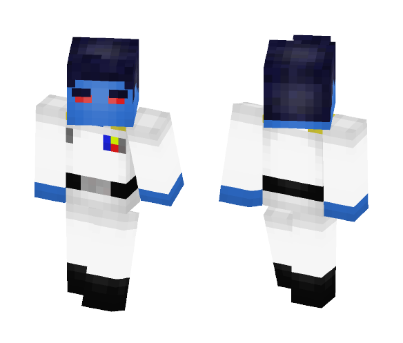 Grand admiral Thrawn - Male Minecraft Skins - image 1