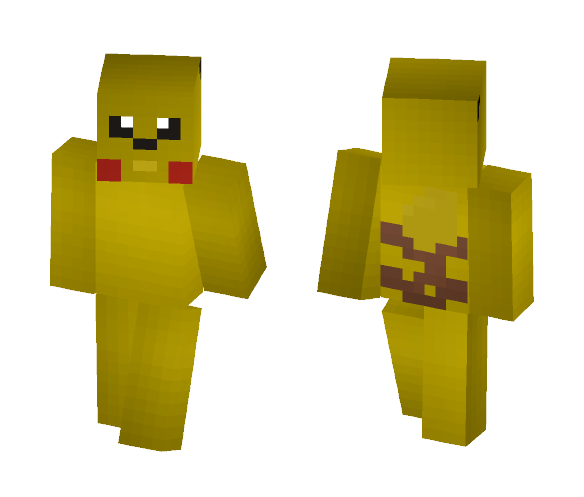 Pikachu - Pokemon - Interchangeable Minecraft Skins - image 1