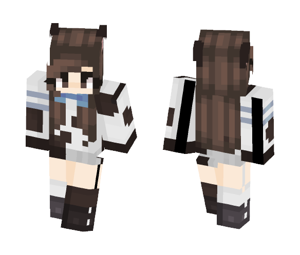 Download Free Cowish? Skin for Minecraft image 1 Cowish? - Female Minecraft Skins - image 1