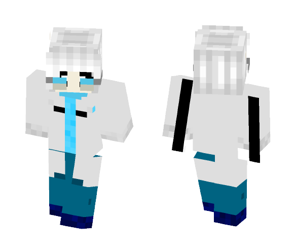 Science sans ( girl version ) - Girl Minecraft Skins - image 1
