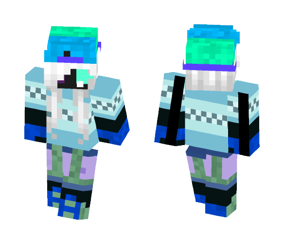 Refresh sans ( girl version ) - Girl Minecraft Skins - image 1